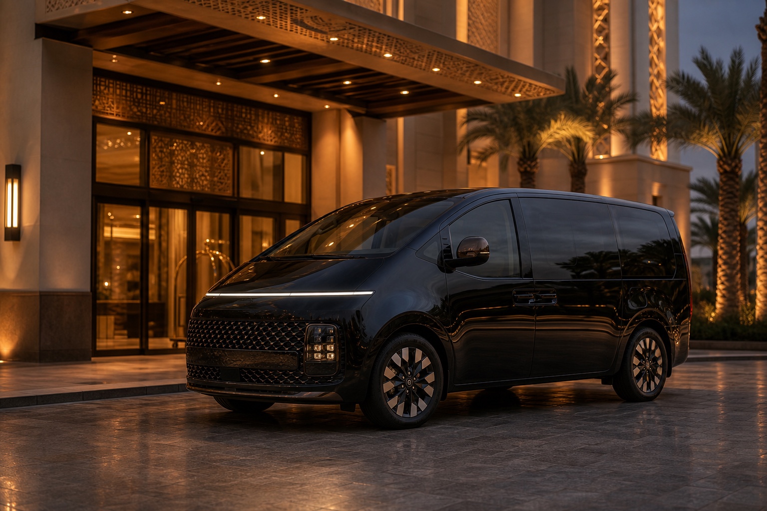 Hyundai Staria premium vehicle for chauffeur-led travel